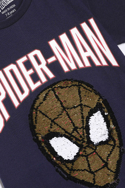 Spider-Man Reversible Sequin Tee Nap Chief