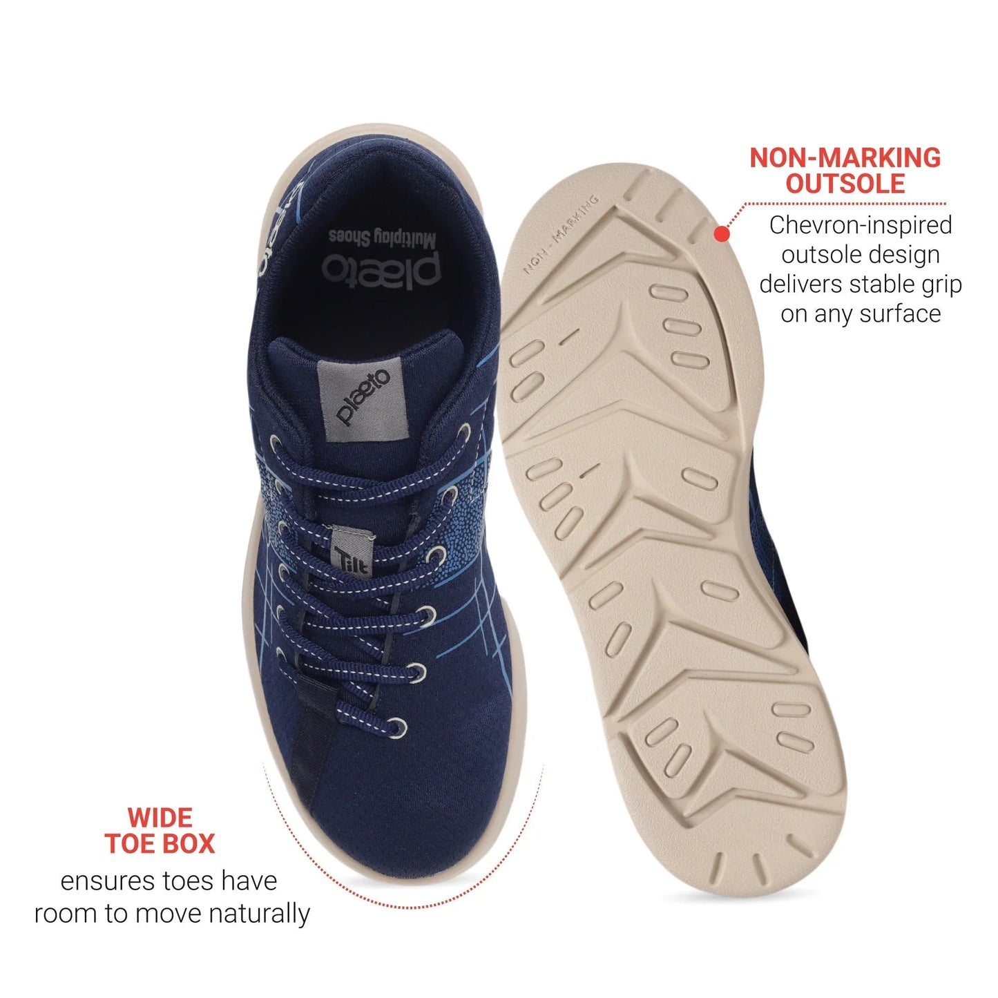 Men's Maidaan Navy Training Shoes