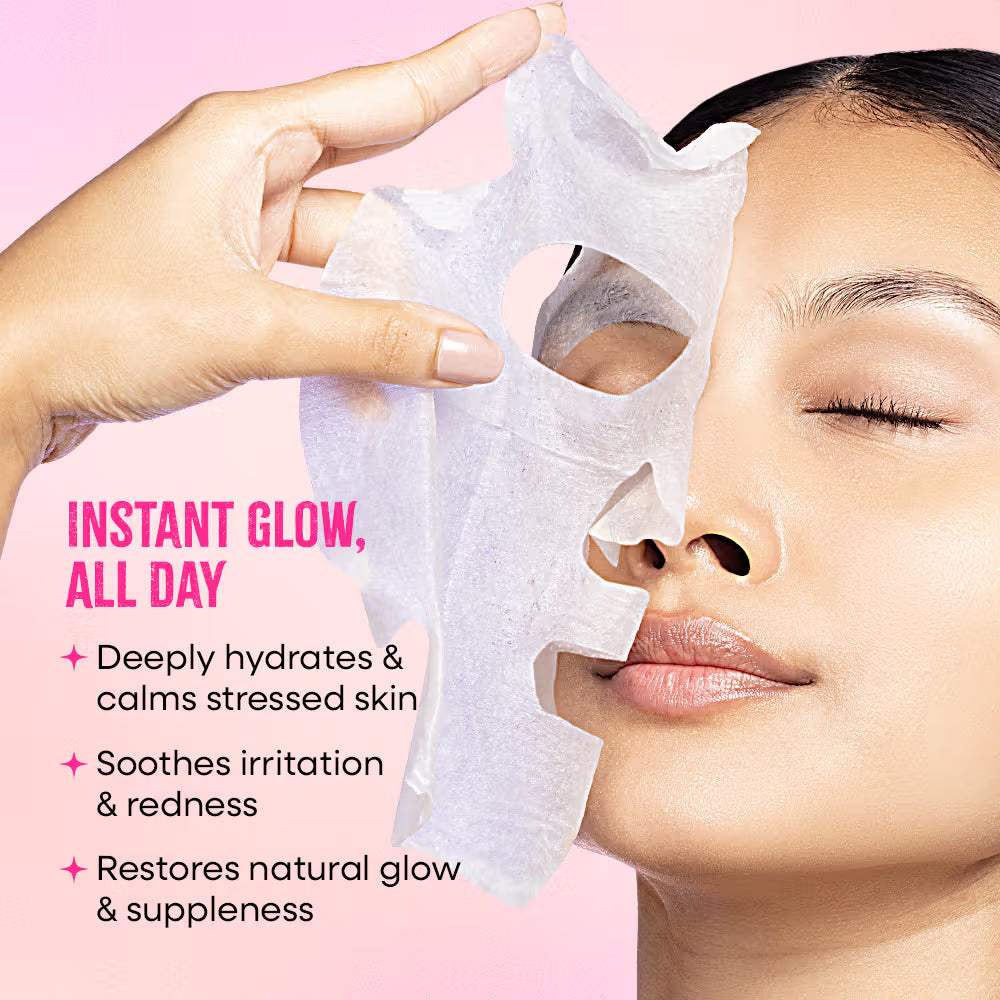 Nykaa Skin Secrets Rose + Goat Milk Sheet Mask 20 MILLI_LITRE