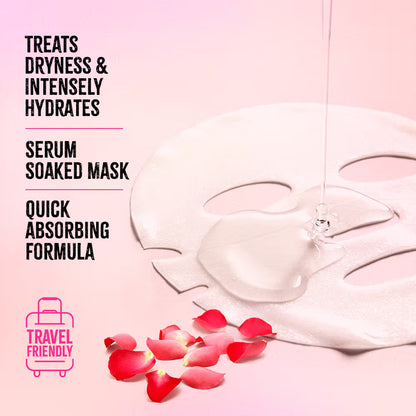 Nykaa Skin Secrets Rose + Goat Milk Sheet Mask 20 MILLI_LITRE
