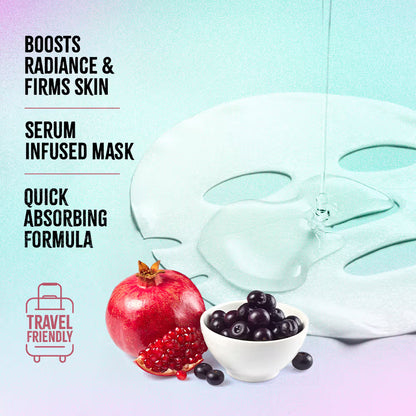 NYKAA Acai Berry + Pomegranate Sheet Mask 20 MILLI_LITRE