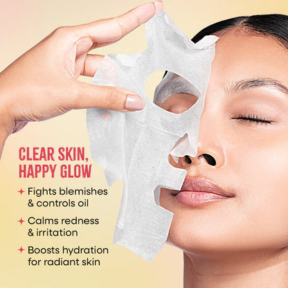 Nykaa Skin Secrets Strawberry + Argan Oil Sheet Mask 20 MILLI_LITRE