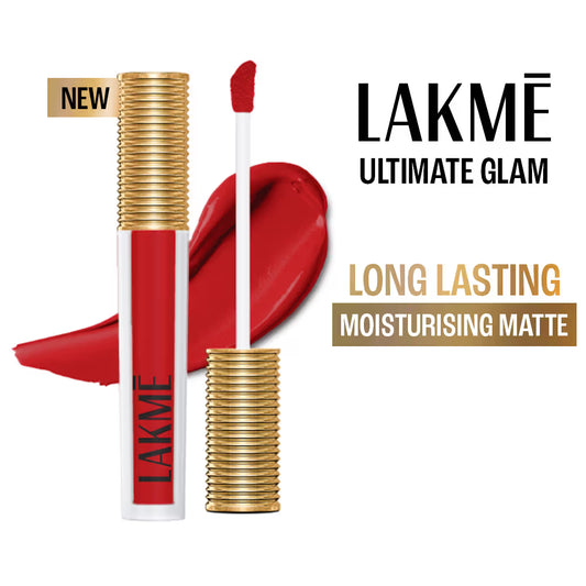 LAKME ULTIMATE GLAM LIQUID LIPSTICK - 1 RED CARPET