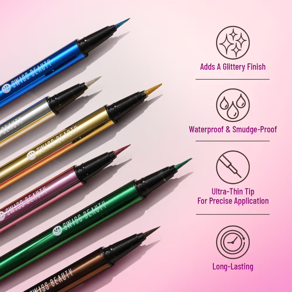 Swiss Beauty Eye Sparkle Sketch Liner Glitter Brown 0.2 g