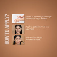 Swiss Beauty Waterproof Foundation High Coverage Natural Nude Foundation Foundation Natural Nude