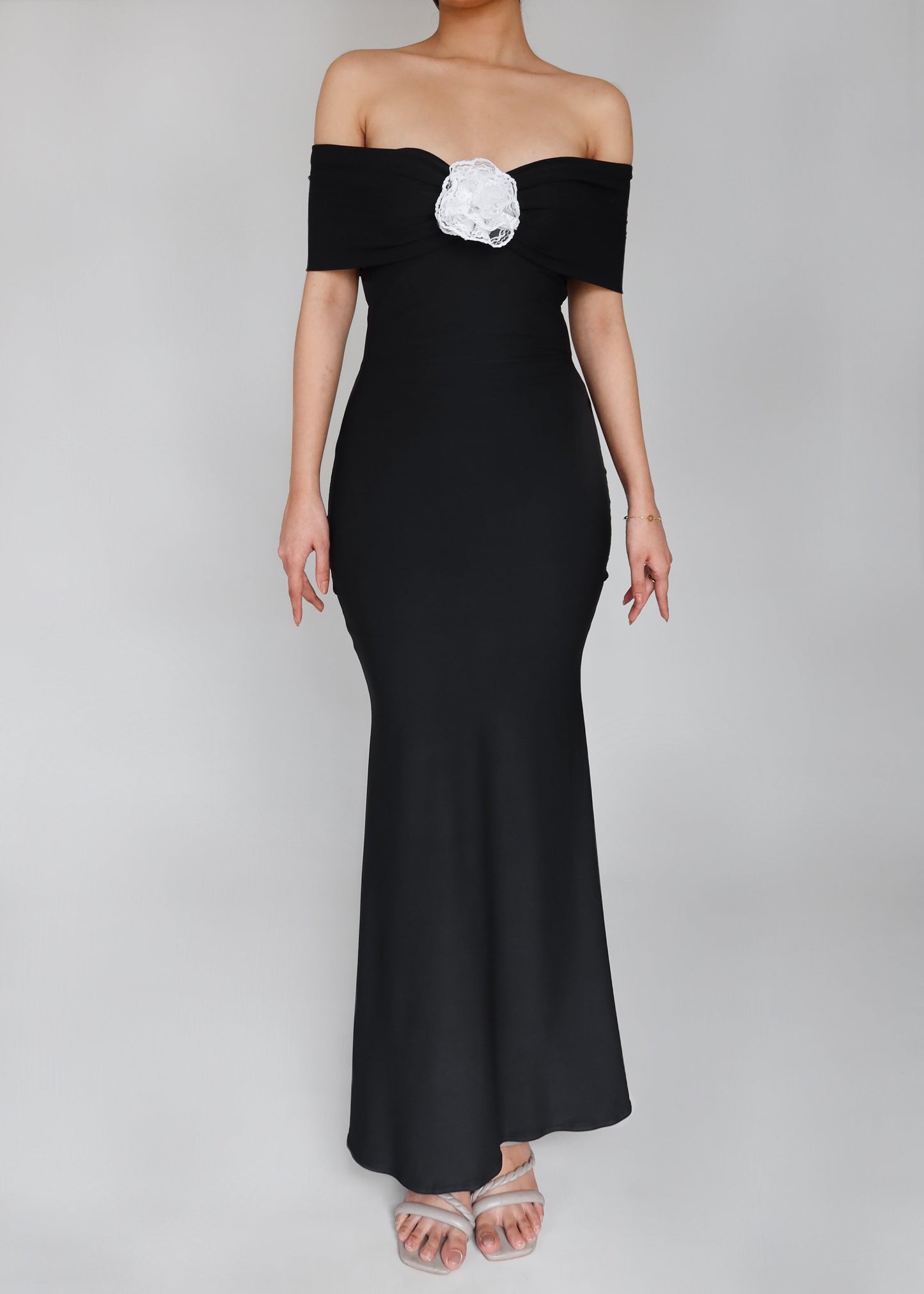 Clio Off Shoulder Long Dress