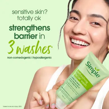 Simple Kind To Skin Refreshing Face Wash