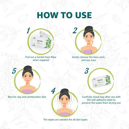 Himalaya Purifying Neem Facial Wipes 25 PIECE