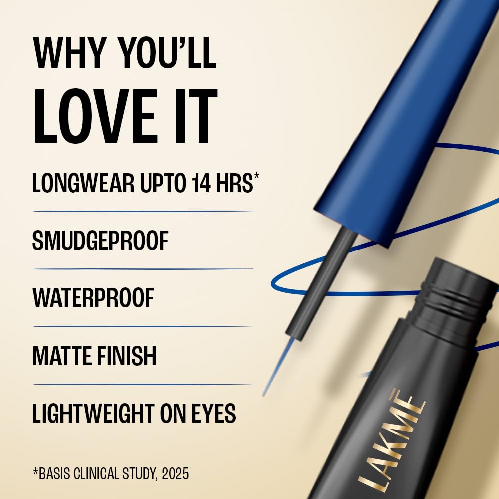 LAKME FORERVER MATTE EYE LINER - BLACK 4.2 ml
