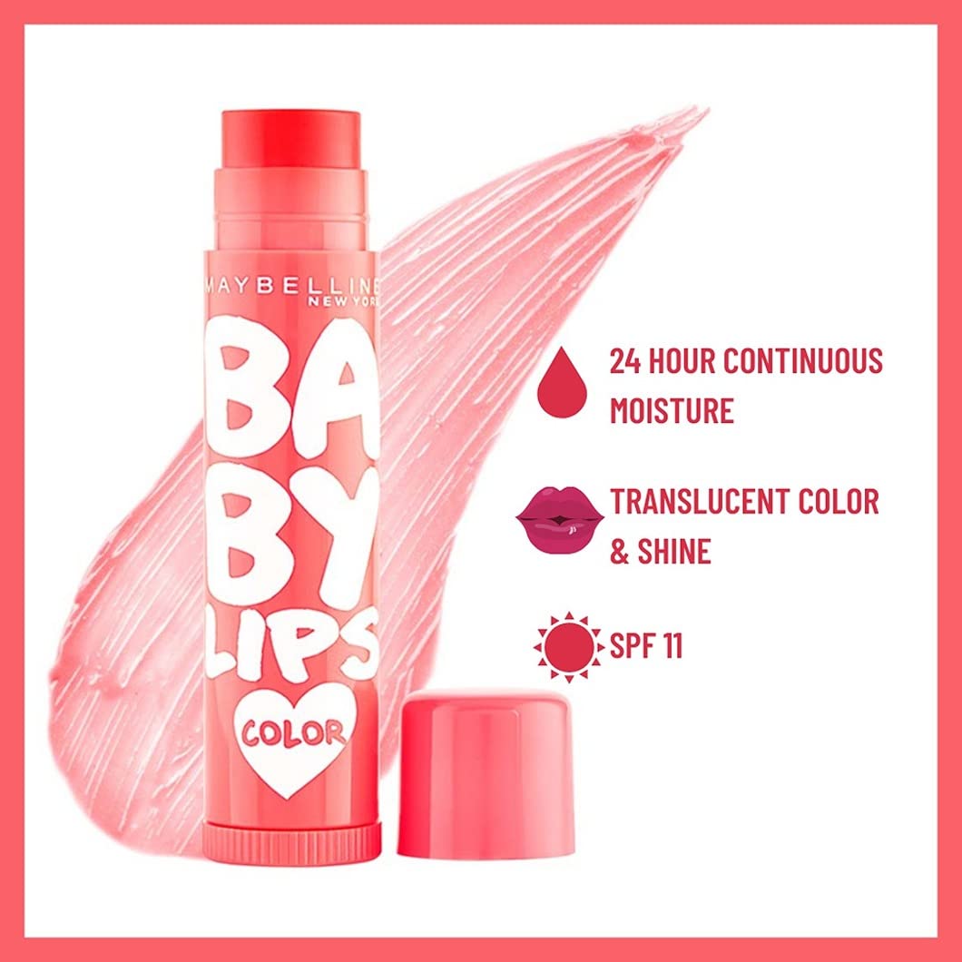 MAYBELLINE NEW YORK BABY LIPS COLOR - CHERRY KISS SPF 11 4 GRAM
