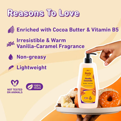 Plum BODY Vanilla Caramello body lotion with cocoa butter 200 MILLI_LITRE