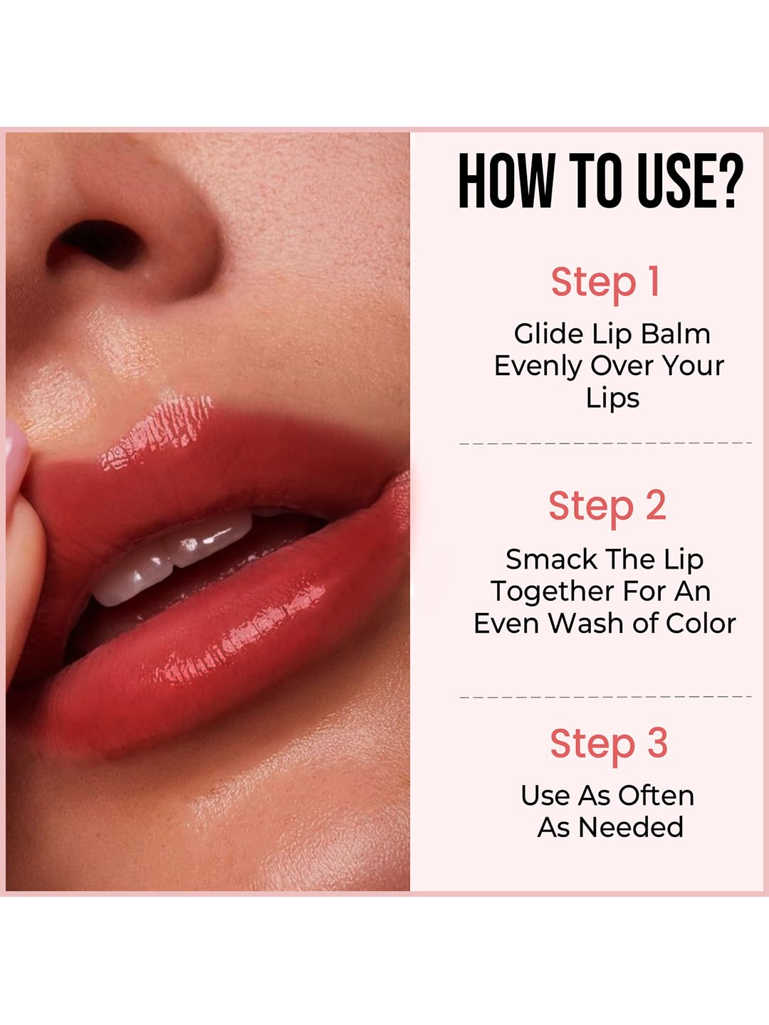 Insight Cosmetics Hydrating Tinted Lip Balm Enriched With Strawberry Seed Oil (Strawberry) 2.5 g