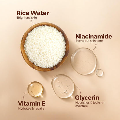 Mamaearth Rice Water & Niacinamide Face Scrub 100 g