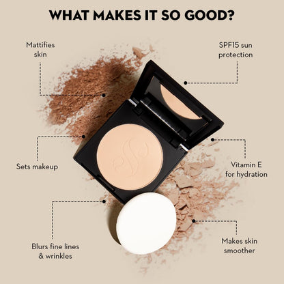 Sugar Cosmetics Dream Cover Spf15 Mattifying Compact - 45 Con Panna 6 GRAM