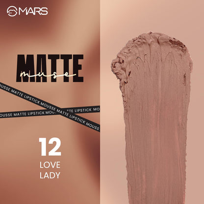 MARS MATTE muse Lipstick - 12 Love Lady 3 ml