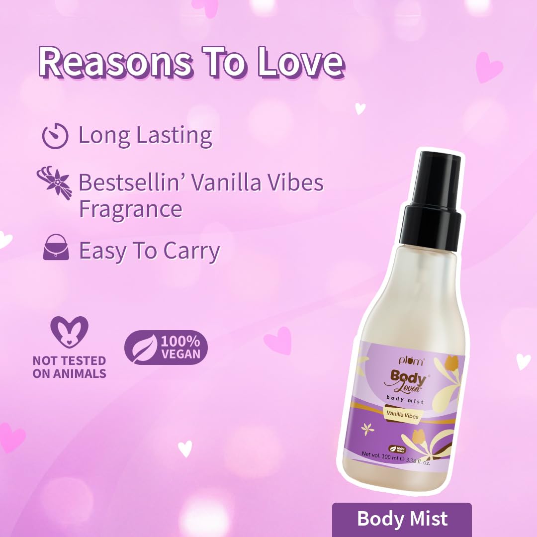 plum Body Lovin Vanilla Vibes Bath & Body Gift Set 300 MILLI_LITRE