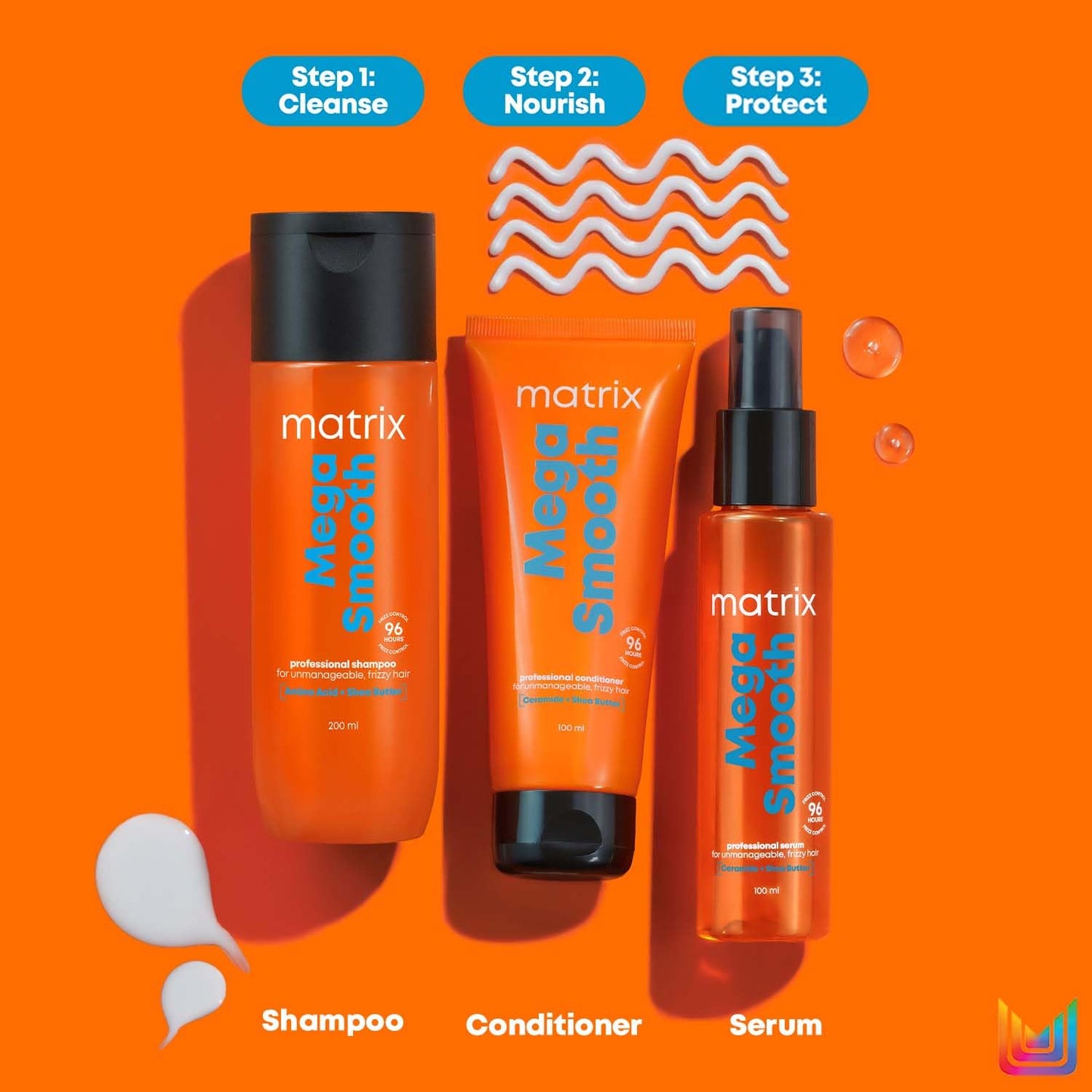Matrix Opti. Care Smooth Straight Professional Shampoo 350 ml