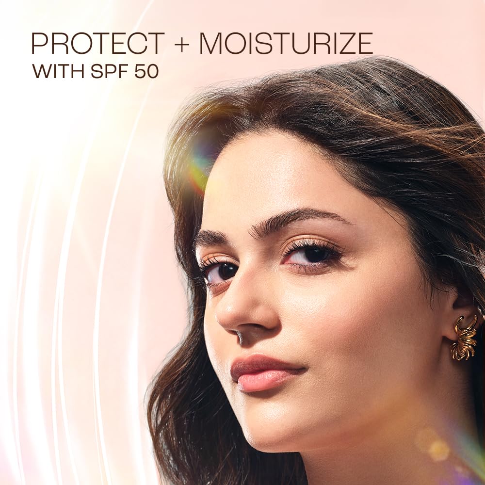 LAKME PEACH MILK SUNSCREEN MOISTURISER 2% PRO CERAMIDE SPF 50