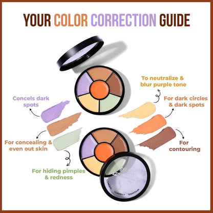 Insight Cosmetics Pro Concealer Palette - Evens Out Skin Tones - Multicolor 15 g