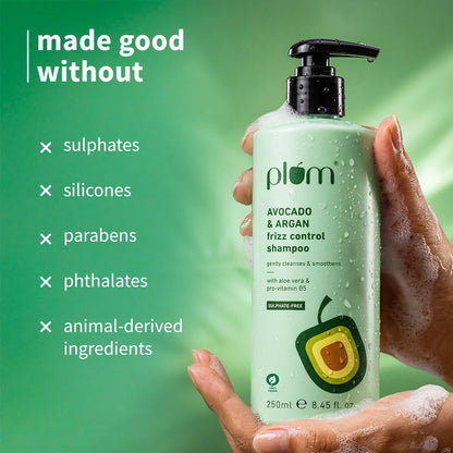 Plum Avocado & Argan Frizz Control Shampoo 250 MILLI_LITRE