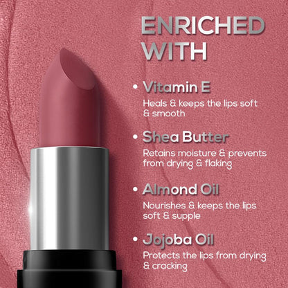 RENEE PRIME MATTE HD LIPSTICK - 01 VINTAGE ROSE