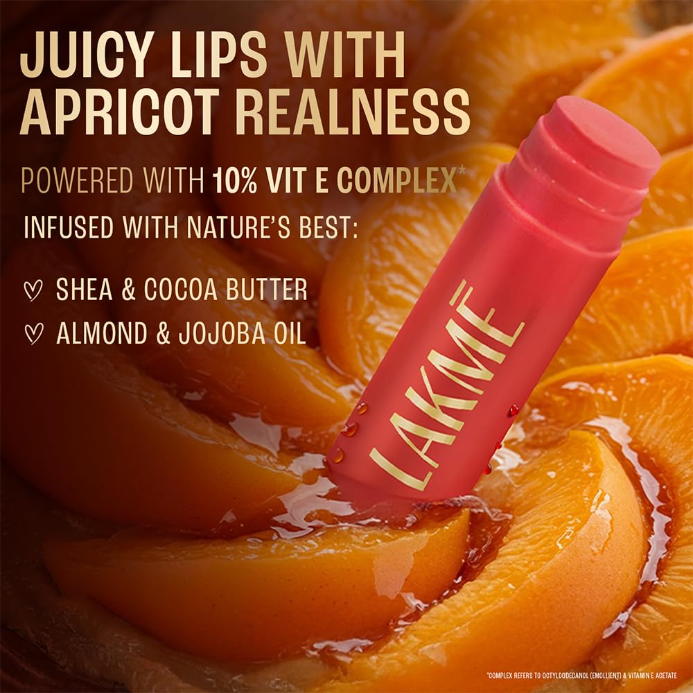 LAKME APRICOT LIP LOVE CARE STICK SPF 15 4.5 g