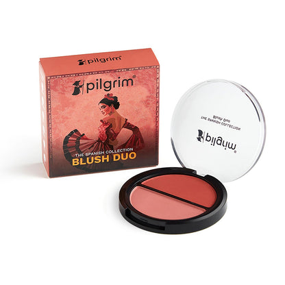 PILGRIM THE SPANISH COLLECTION BLUSH DUO CORAL RUMBA 9G