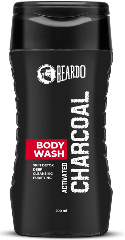 Beardo Men Activated Charcoal Body Wash 200 ml