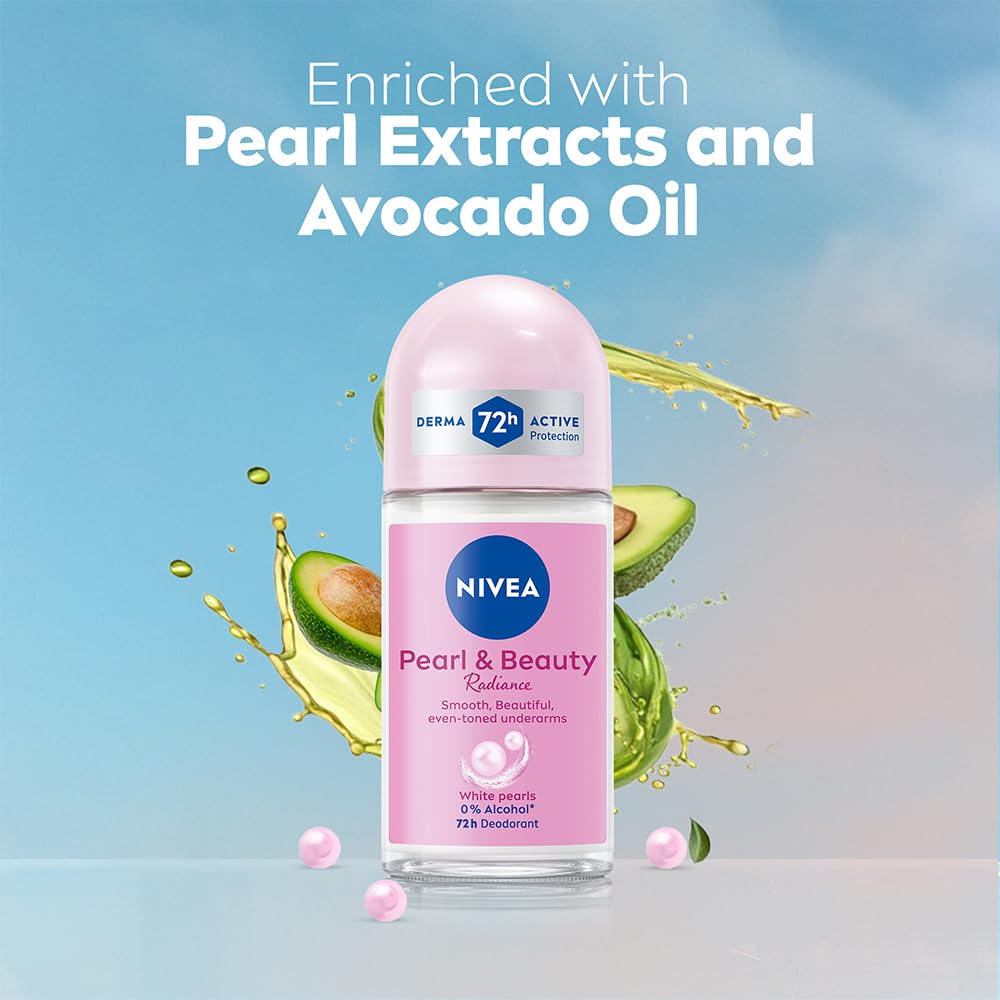 Nivea Pearl & Beauty Radiance Deodorant Roll On 50 ML