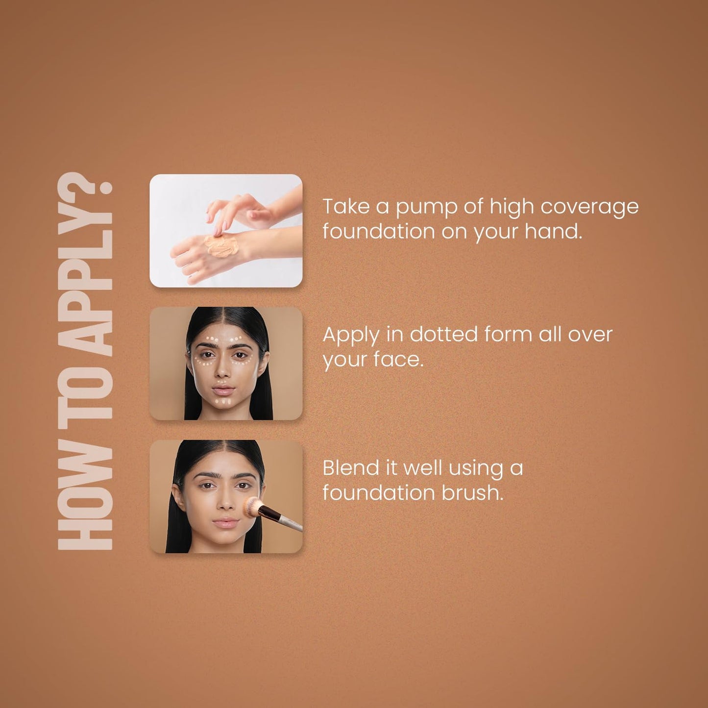 Swiss Beauty High Coverage Waterproof Base Foundation Sun Beige 55 GRAM