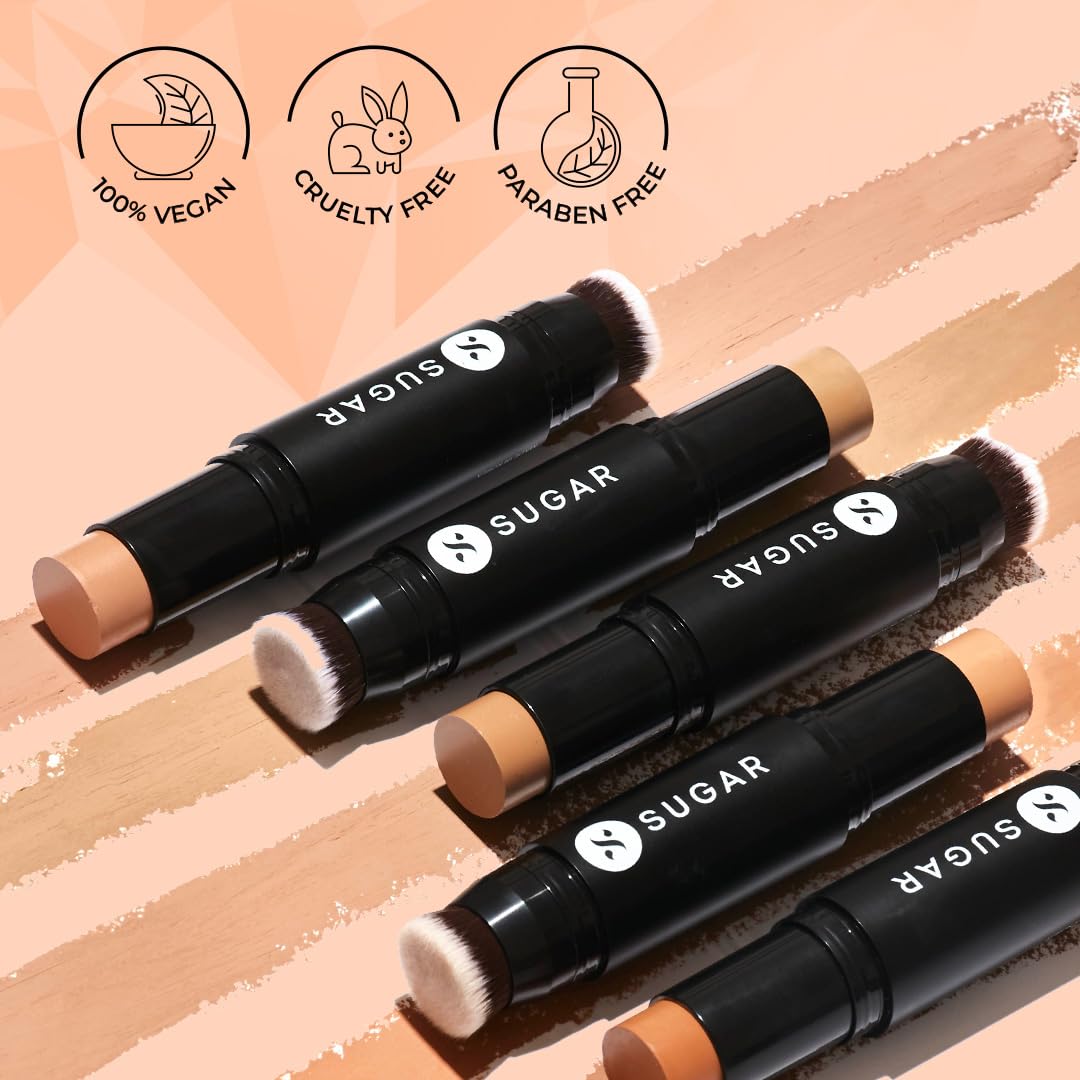 Sugar Cosmetics Ugar Ace Of Face Foundation Stick - 15 Cappuccino 12 GRAM