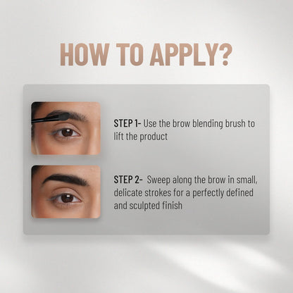 Swiss Beauty Eyebrow Palette Shape My Brow, 3 Brows Powder And 1 Wax Cream, Eye Makeup 5 GRAM