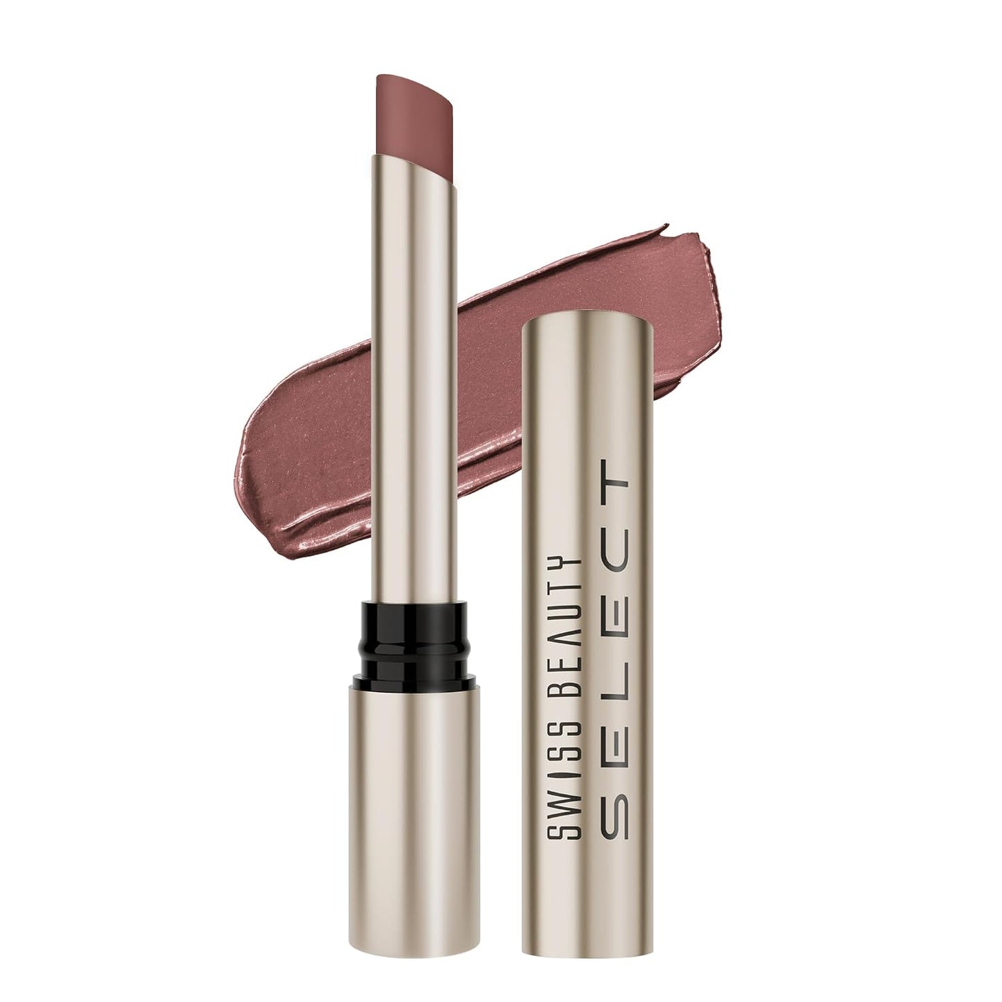 SWISS BEAUTY STAY ALL DAY LIQUID LIPSTICK - 10 EARTHY BROWN
