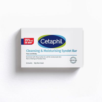 Cetaphil Cleansing & Moisturising Syndet Bar 100 GRAM