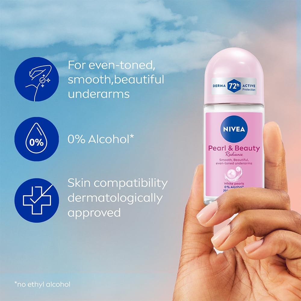 Nivea Pearl & Beauty Radiance Deodorant Roll On 50 ML