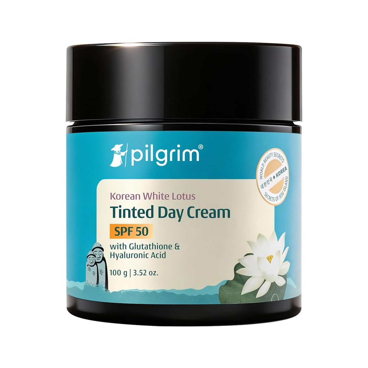 Pilgrim White Lotus Day Cream Spf 50 | No Paraben/Mineral Oil | All Skin Types 100 GRAM