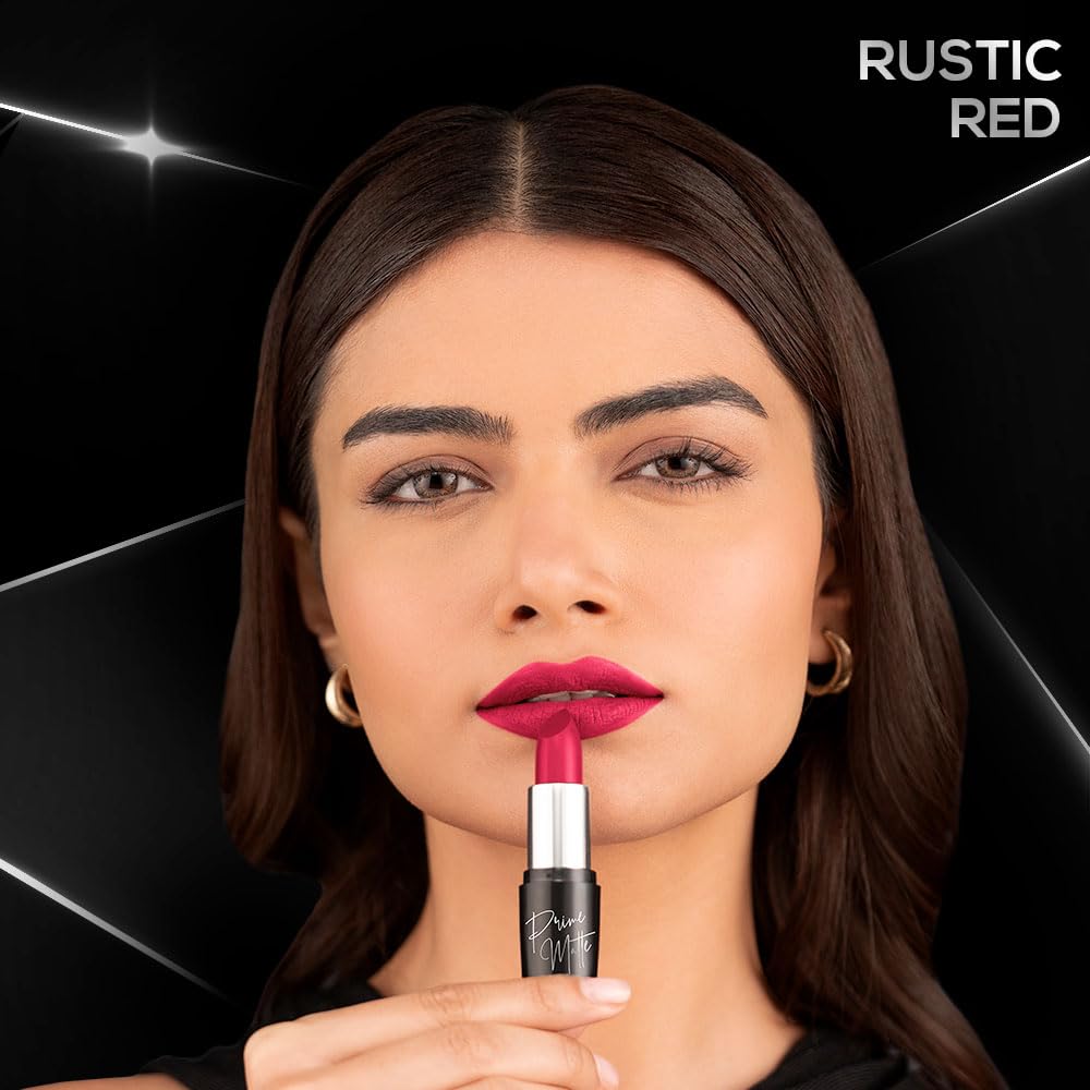 RENEE PRIME MATTE HD LIPSTICK - 02 RUSTIC RED