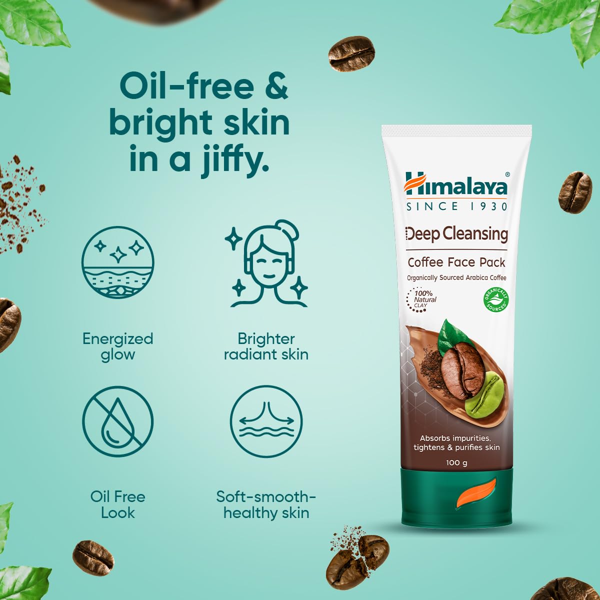Himalaya Deep Cleansing Coffee Face Wash 100 ml