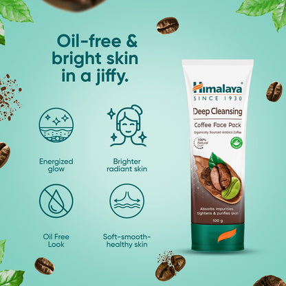 Himalaya Deep Cleansing Coffee Face Wash 100 ml