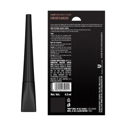 LAKME FORERVER MATTE EYE LINER - BLACK 4.2 ml