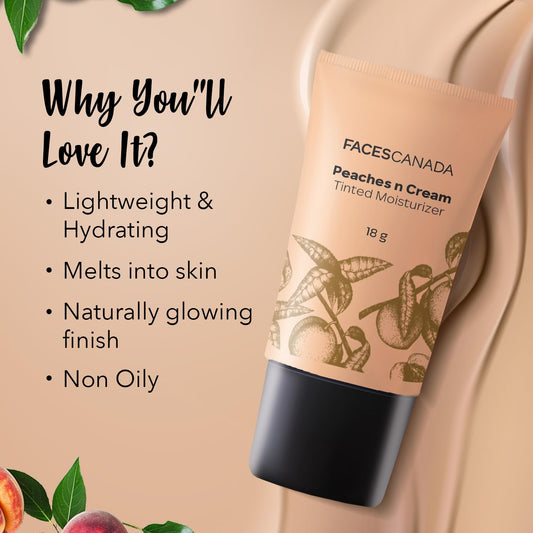Faces Canada Peaches N Cream Tinted Moisturizer - 01 LIGHT 18g