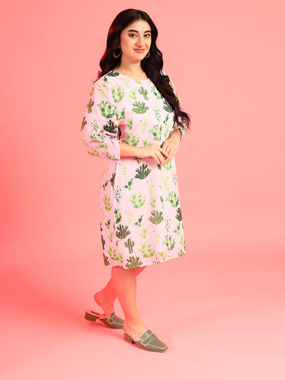 Floral Design Dress