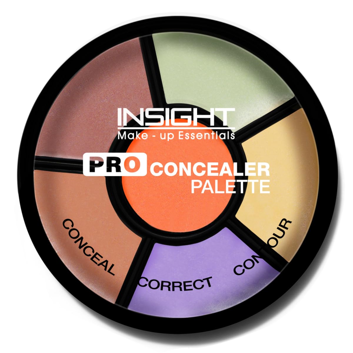 Insight Cosmetics Pro Concealer Palette - Evens Out Skin Tones - Multicolor 15 g