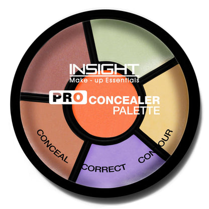 Insight Cosmetics Pro Concealer Palette - Evens Out Skin Tones - Multicolor 15 g