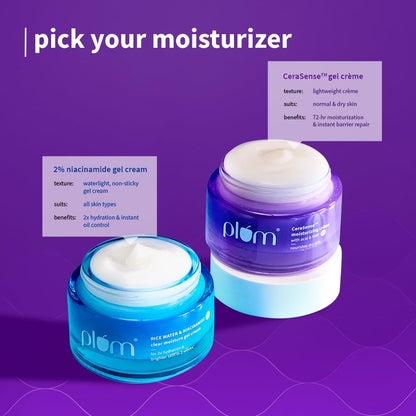 PLUM CERASENSE MOISTURIZING CREAM WITH ACAI & NMF