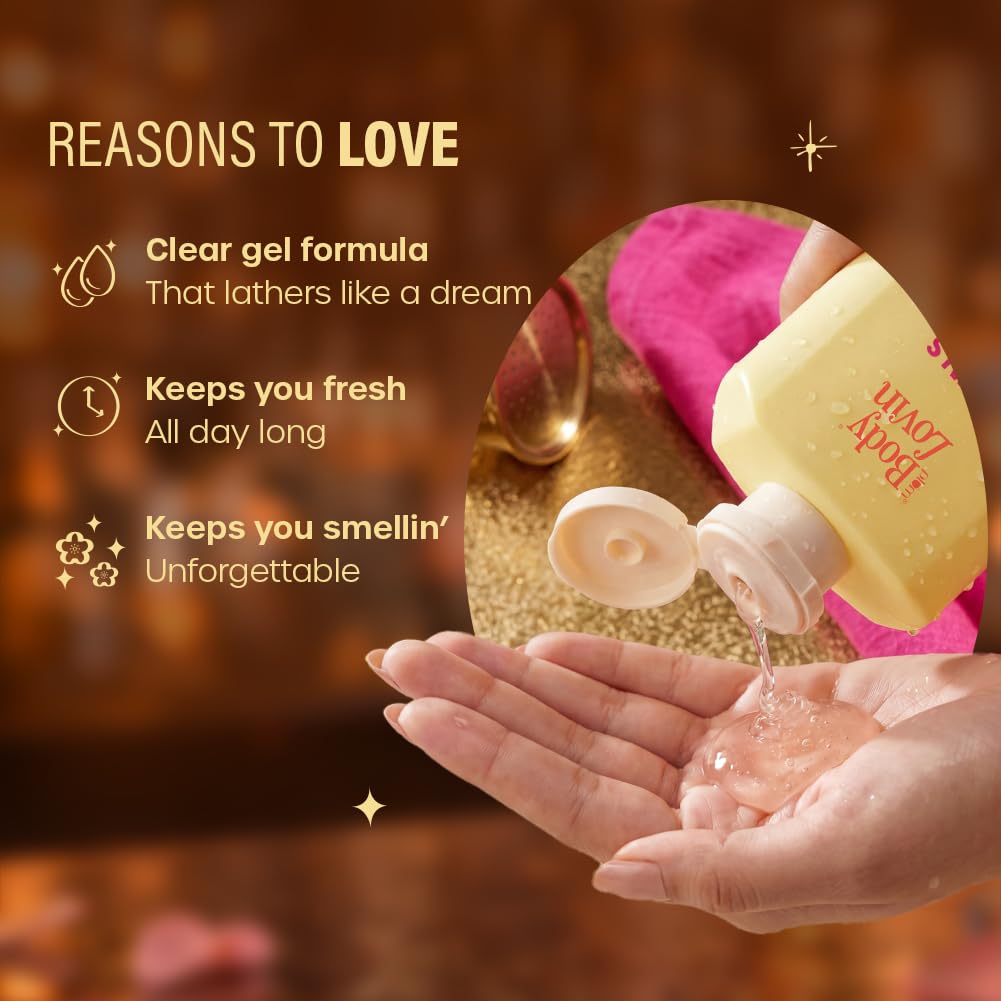 PLUM BODY LOVIN PETALS ON THE ROCKS SHOWER GEL
