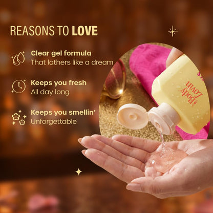 PLUM BODY LOVIN PETALS ON THE ROCKS SHOWER GEL