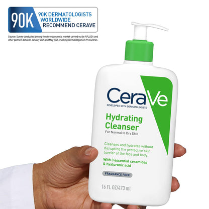 CeraVe Hydrating Cleanser For Non-Foaming Face Wash 473 ml
