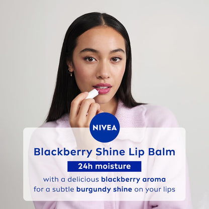 Nivea Black Berry Shine Lip Balm 4.8 GRAM