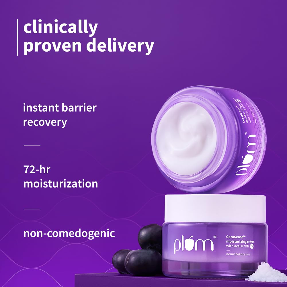 PLUM CERASENSE MOISTURIZING CREAM WITH ACAI & NMF
